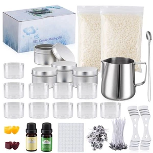 Candle Making Kit for Adults Candle Making Supplies Soy Wax Candle Making Kit - Picture 1 of 11