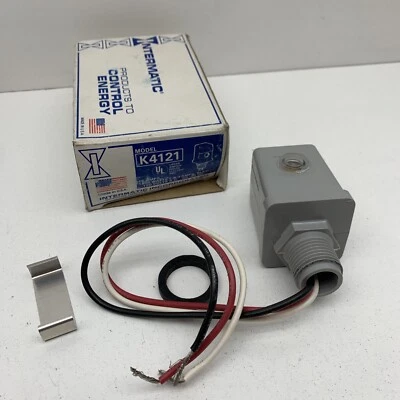 Intermatic K4121 Stem Mount Thermal Photocontrol Light Sensor 120V 1800W - Image 1 of 4
