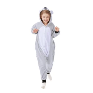 Koala Costumes Kids One-piece Pajamas for Kid Animal Halloween Cosplay Jumpsuit - Picture 1 of 59