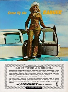 1968 Mooney Ranger Aircraft Ad 2/2/2025kk - Picture 1 of 1
