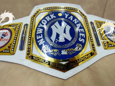New York NY Yankees Championship Belt American baseball MLB Fan Belt 2mm Brass Cover