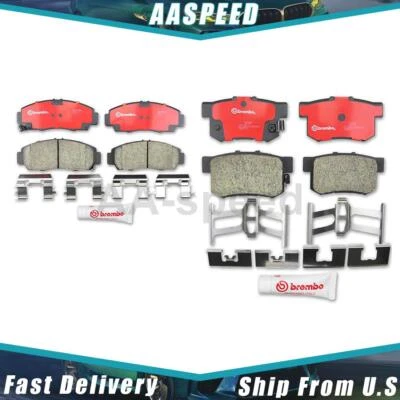 Pastillas de freno delanteras traseras para Acura TL 2008 2007 2006 2005 2004 2003 2002 2000 2001 Foto 1 de 3