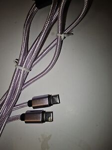USB C To USB C 10 Foot Braided Charging Cable