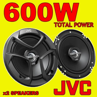JVC 600W TOTAL 2-WAY 6.5 INCH 16cm CAR VAN DOOR/SHELF COAXIAL SPEAKERS OPEN-BOX - Image 1 of 3