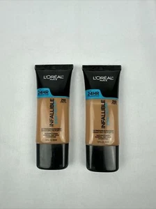 2x L'Oreal Paris 24HR Infallible Pro-Glow Foundation-210 CLASSIC TAN - Bild 1 von 3