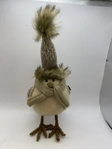 Fabric Brown Bird Figurine Pre Owned  - Picture 1 of 9