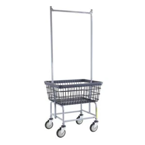 R&B Wire Products 100E58-D7 Dura-Seven Anti-Rust Coating Wire Laundry Cart wi... - Picture 1 of 1