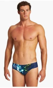 Arena Vibration men's swimwear brief, multi-coloured, 36", 38", 40" & 42" - Picture 1 of 11