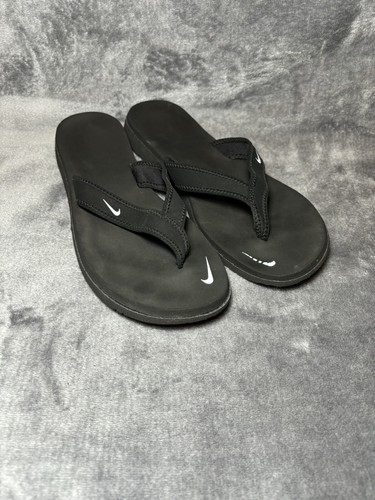 Sandali da donna Nike comfort sandali a piedi nudi piatti scarpe infradito taglia 10