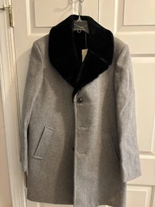 NWT Men's Heavy Winter Grey Anderson-Little Coat Size 42L - Picture 1 of 12