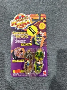 Mighty Max Shrunken Heads Head Case & Mummy King Mattel 1993 Vintage Mini - Picture 1 of 6