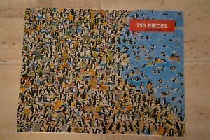 Penguins at the Beach 750 Piece Jigsaw Puzzle