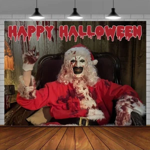 Terrifier Horror Halloween Decorazione Festa Sfondo Forniture Festa Striscione Regalo - Foto 1 di 12