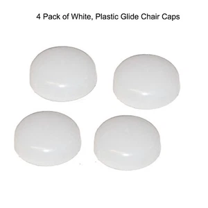 Iron Patio Furniture Feet Glides/Caps/Cups/Pads Metal Chair Leg 1-1/4" 4 Pcs - Picture 1 of 5