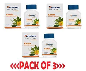 Himalaya Karela - 60 Tabs x 3 Pack | Natural Support for Healthy 02-2027 - Picture 1 of 8