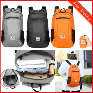 20L Foldable Backpack Waterproof Folding Bag Hiking Outdoor Travel Pack AS I2Q0 - Picture 1 of 22