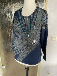 OVANTI Langarm-Pullover (HSE24), Gr. 42, dunkelblau/bunt ´ - Bild 1 von 7