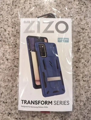 ZIZO TRANSFORM SERIES GALAXY A02S CASE, BLUE/BLACK-TFM-SAMGA02S-BLBK - Image 1 of 4