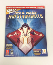 Star Wars Jedi Starfighter Prima Official Strategy Guide PS2 LucasArts POSTER!