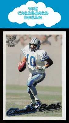 Charlie Batch 1999 Pacific Paramount #83 Detroit Lions - Image 1 of 2