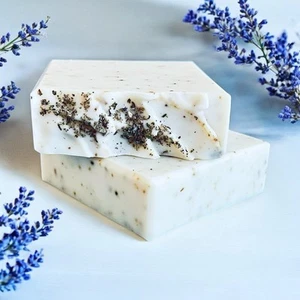 Lavendel handgemachte handgemachte Bio 100% vegane Seife - Bild 1 von 2