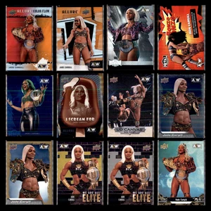 Jade Cargill Lot 12 Wrestling Cards 2023 Parallels & Insert ONLY Diva Collection - Picture 1 of 14