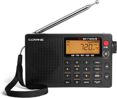 C. Crane CC Skywave 2 AM, FM, Shortwave, NOAA Weather + Alert, VHF Aviation Band - Image 1 of 4