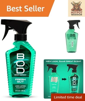 Unforgettable Fresh Guy Fragrância Spray 8 oz – Notas Energizantes para Homens - Imagem 1 de 4