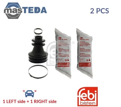 100622 CV JOINT BOOT KIT PAIR FEBI BILSTEIN 2PCS FOR RENAULT MEGANE I,CLIO II - Image 1 of 4