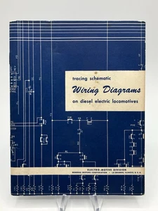 1952 GM General Motors Wiring Diagrams on Diesel Electric Locomotives Booklet - Picture 1 of 4