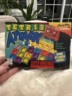 Tetris Attack for Nintendo SNES — Tested/Working Cartridge, Box, No Manual 1996 - Image 1 of 4