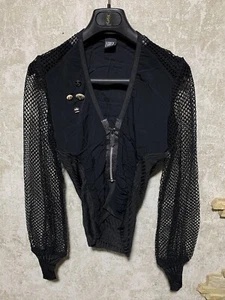 Y2k Gothic Legatte By Save The Queen Black Zip Top Size UK10 US6 - Picture 1 of 12