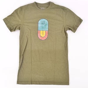 CAMISETA AIRBLASTER TRAVIS PARKER NUEVA CON ETIQUETAS PARA HOMBRE $28 S Oliva/Verde Premium Air Pill - Imagen 1 de 2