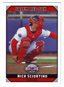 2019 Choice Greenville Drive Nick Sciortino- Greenville Drive Boston Red Sox