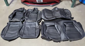 New Take Off Leather Seat Covers Fits 2015-2023 Mustang CONVERTIBLE - Picture 1 of 4