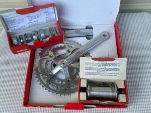 NOS EDCO Competition Triple Kurbelgarnitur 175mm 1" Gewinde Steuersatz 66390 & 122mm BB - Bild 1 von 24