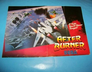 Sega After Burner & Games Ad / Mini Poster Vintage 1988 - Picture 1 of 4
