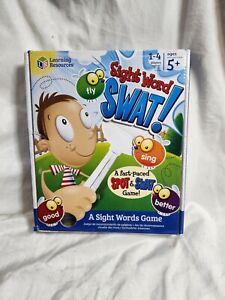 Learning Resources Sight Word Swat Educational Sight Words Game Open Box