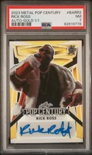 Rick Ross 2023 Leaf Metal Pop Century Gold Prizm Rookie Auto Autograph 1/1 PSA 7