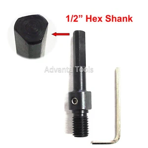 Core Bit Adapter: Convert 5/8”-11 Arbor to 1/2” Hex Shank for electric Drill - Picture 1 of 5