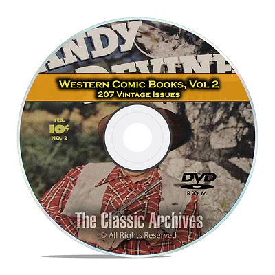 Western Comic Books, Vol 2, Monte Hale Western, The Outlaws, Golden Age DVD D60 - Image 1 of 4