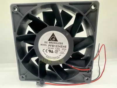 1PC Delta PFB1224EHE 12CM 12038 24V 1.08A large air volume inverter cooling fan - Image 1 of 4