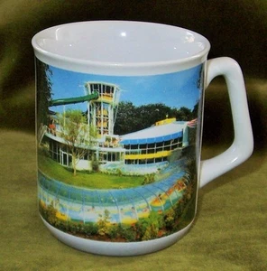 Vintage TIKI BAD TIKI POOL MUG Souvenir Netherlands Waterpark Scarce Mint - Picture 1 of 5