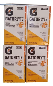 4x Gatorlyte Rapid Rehydration Elektrolyt Getränk Orange 24er Gesamtpaket 06/25 - Bild 1 von 4