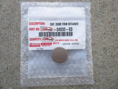 01 - 04 TOYOTA TACOMA ВНУТРЕННЯЯ ДВЕРНАЯ ПАНЕЛЬ ПОДЛОКОТНИК ВИНТ ФИКСАТОР КРЫШКА КОЛ-ВО 1 НОВЫЙ - Изображение 1 из 4