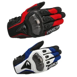 Leder Herren Gel Palm Motorradhandschuhe mit Schutz Motorrad Reithandschuh - Bild 1 von 12