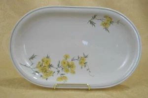 Hutschenreuther - Muster: HUT568 - 11" Servierplatte - gelbe Blumen - Bild 1 von 4