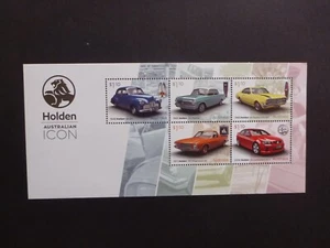 AUSTRALIA 2021 HOLDEN ICONIC CARS MINI SHEET MINT STAMPS - Picture 1 of 1
