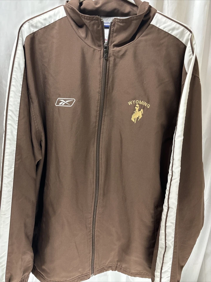 Chaqueta de Colección Reebok Cremallera Completa Wyoming Vaqueros Para Hombre Talla Grande Cosida Foto 1 de 4