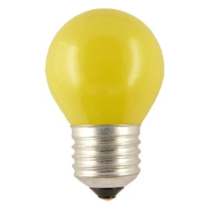 Lampadina Mercurio Goccia Sfera 15W E27 Colorata Colorata Giallo Lampadina Dimmerabile - Foto 1 di 1